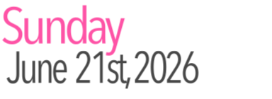 Sunday Activities June 21st, 2026